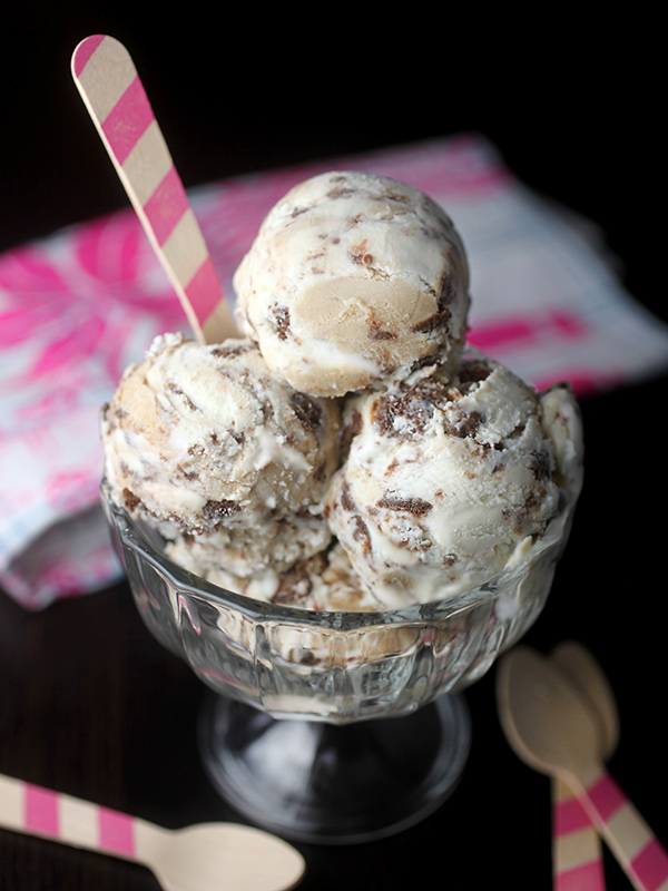 Peanut Butter Brownie Ripple Ice Cream Bakerella