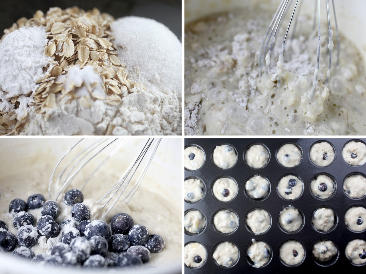 to Just scoop batter to mix the blueberry make use ingredients together how  all muffin into then the  and mix pancakes