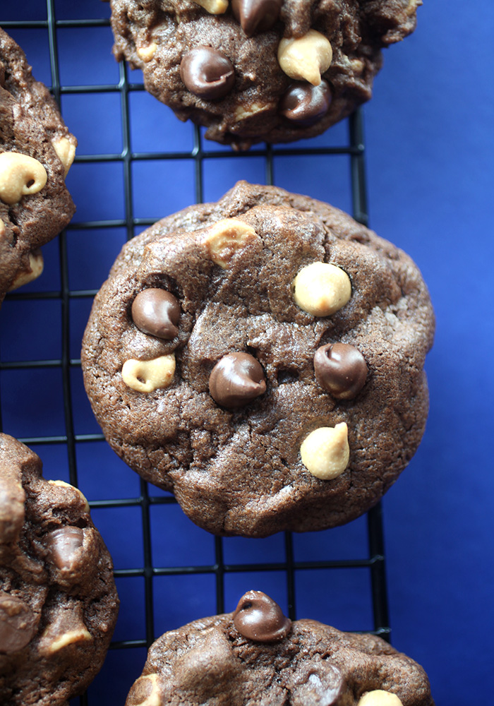 Chocolate and Peanut Butter Chip Cookies