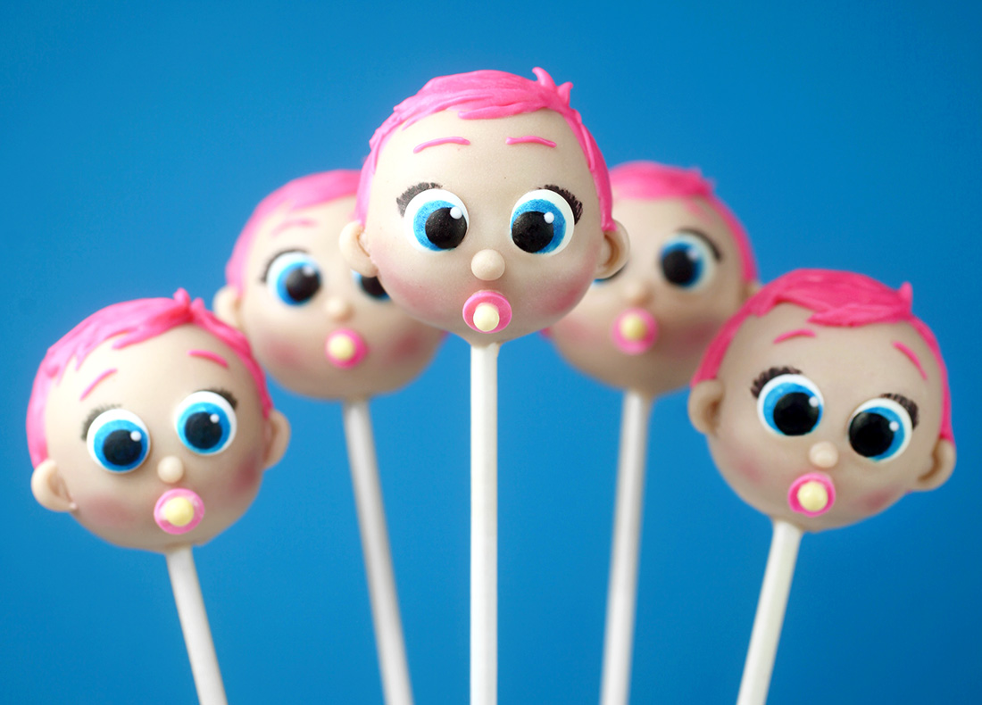 Storks Cake Pops Bakerella