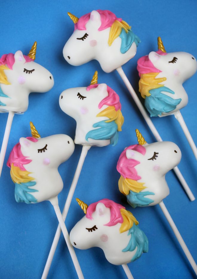 Unicorn Cake Pops Unicorn Cake Pops