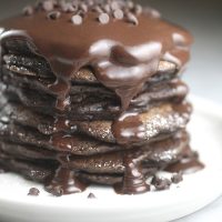 Double Chocolate Pancakes