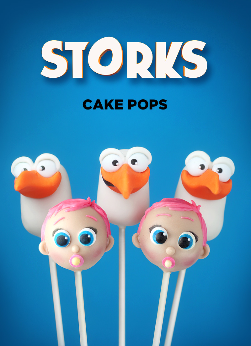 Storks Cake Pops