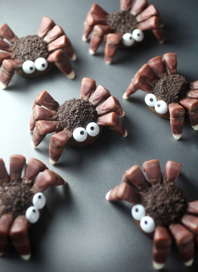 Sjokolade Spider Cookies