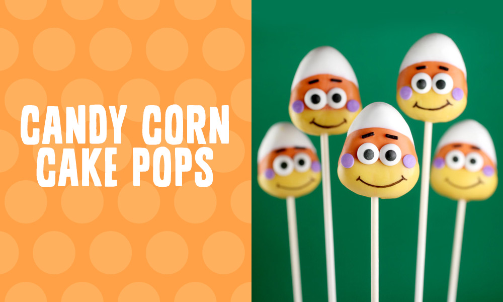 Candy Corn Cake Pops