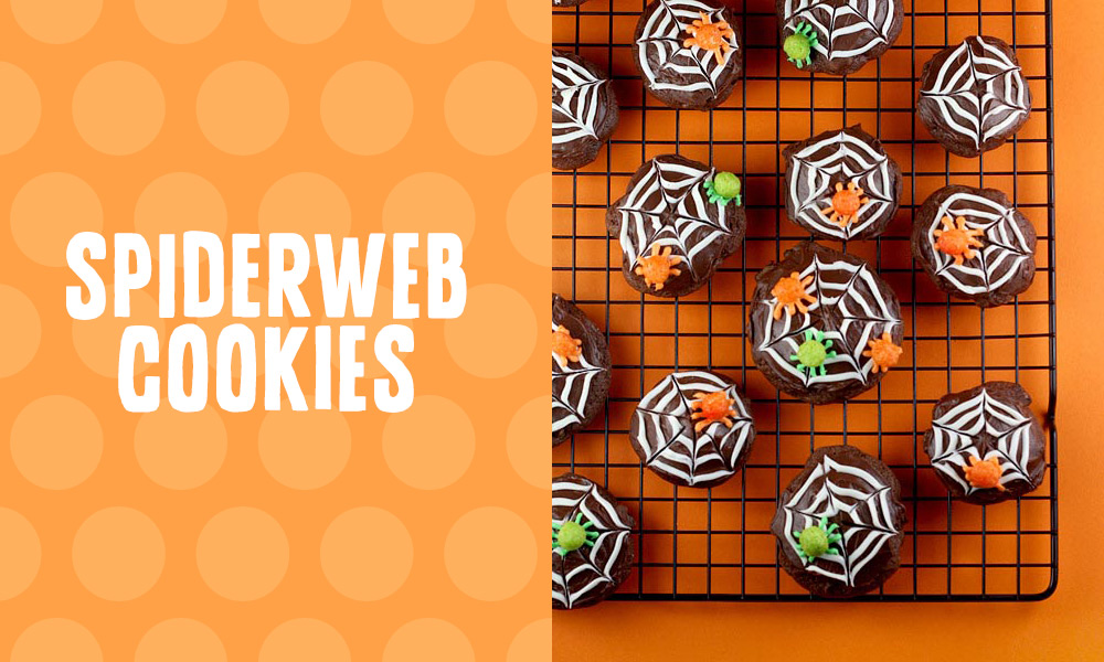 Spiderweb Cookies