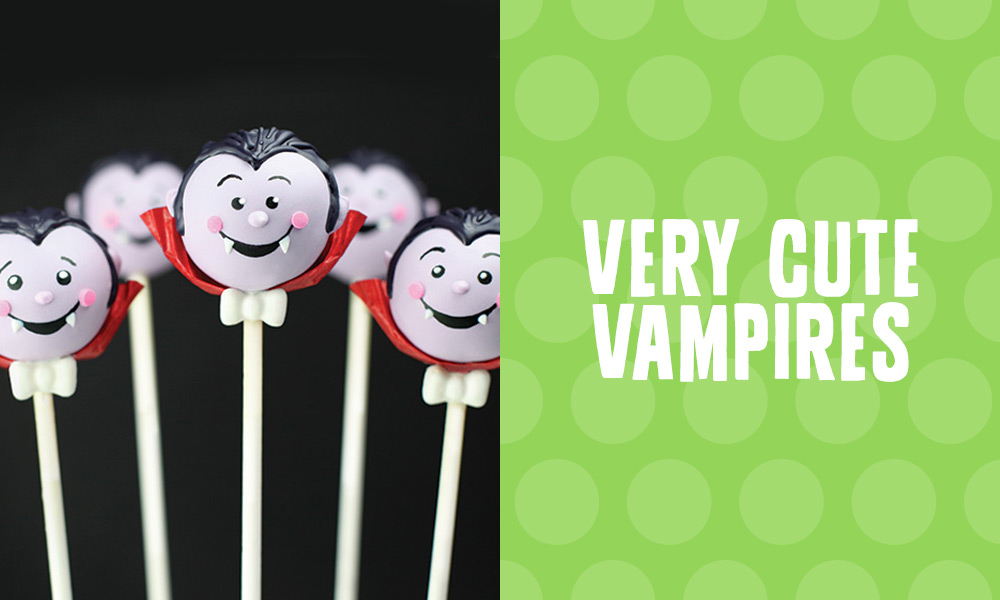 Very Cute Vampire Cake Pops