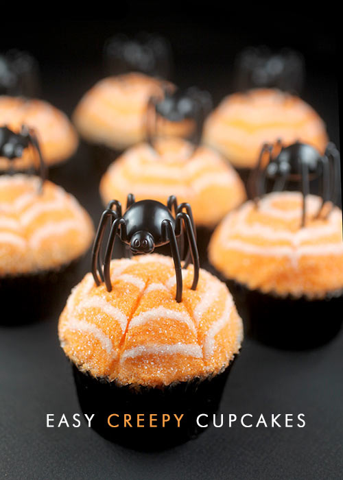 Quick and Easy Creepy Cupcakes