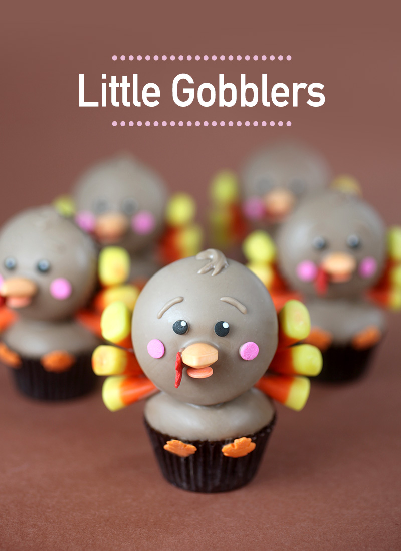 Little Gobblers Turkey Cupcakes