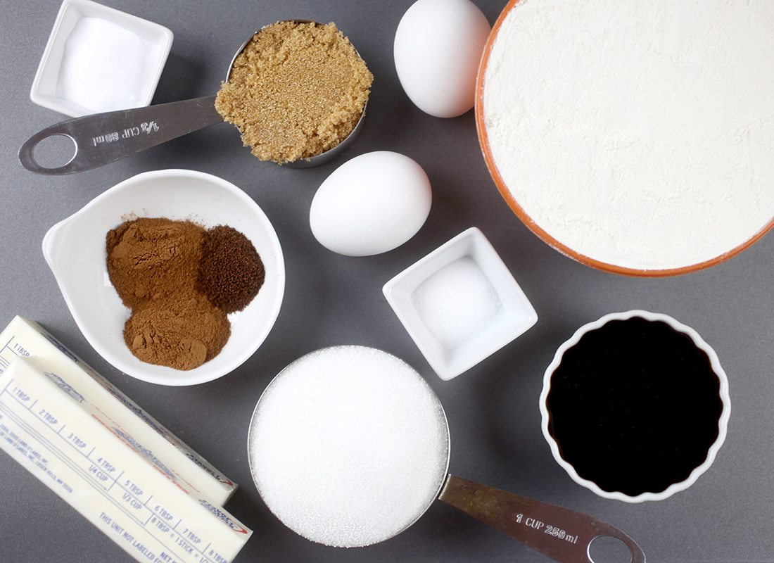 Molasses Cookie Ingredients