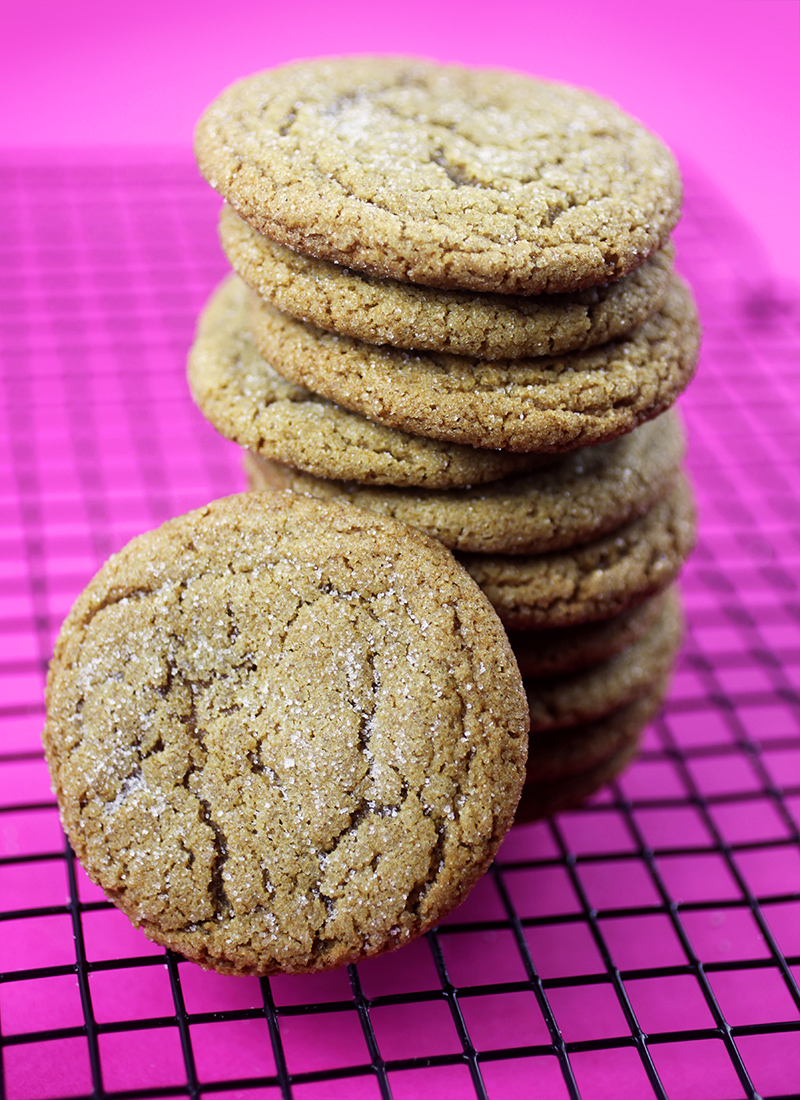 Molasses Cookie Stack