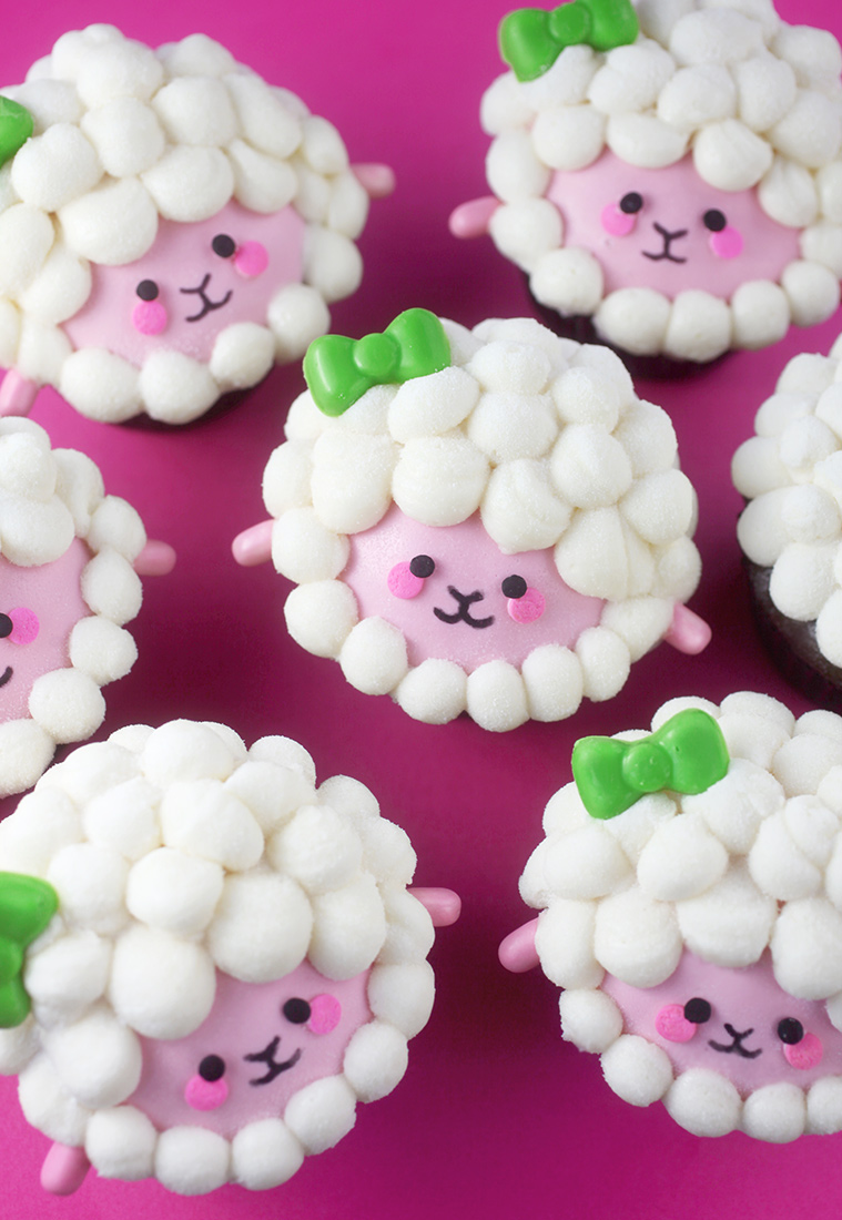 Sweet Sheep Cupcakes