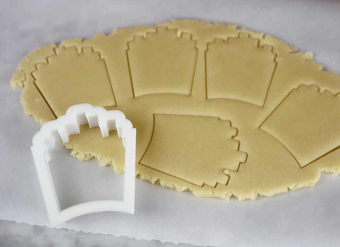 French Fry Carton Cookie Cutter
