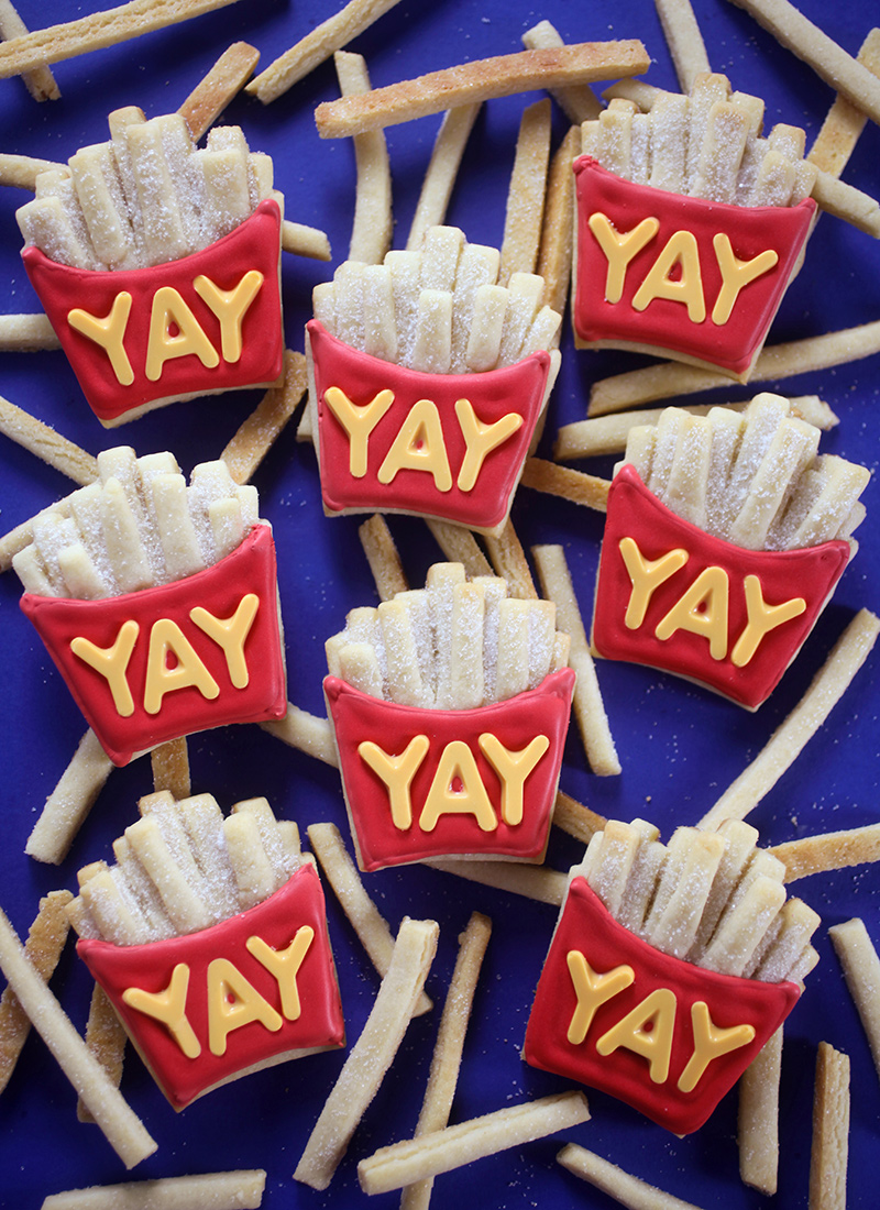 French Fry Sugar Cookies