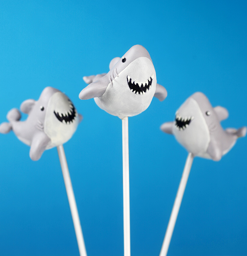 Shark Cake Pops