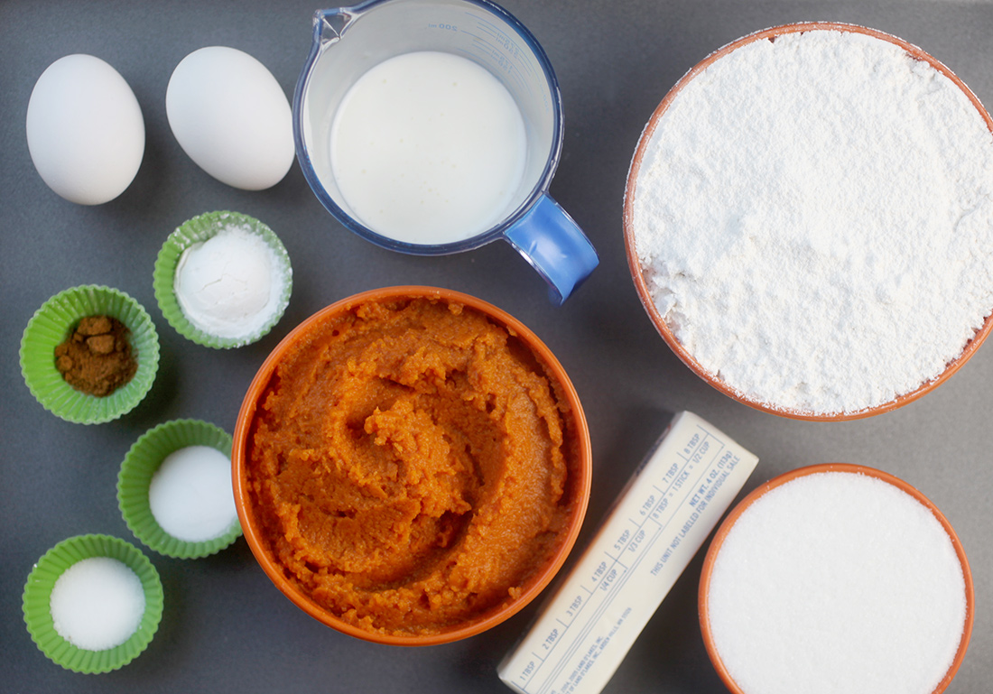 Pumpkin Muffin Ingredients