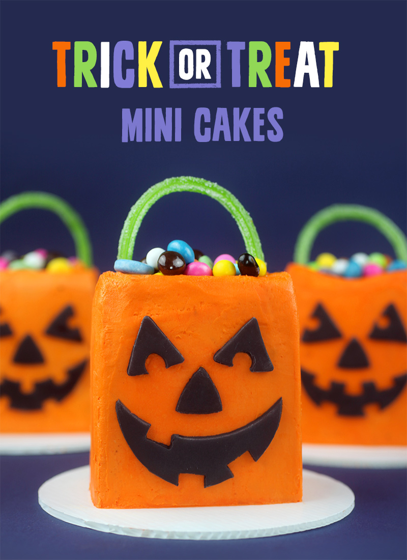 Trick or Treat Mini Cakes