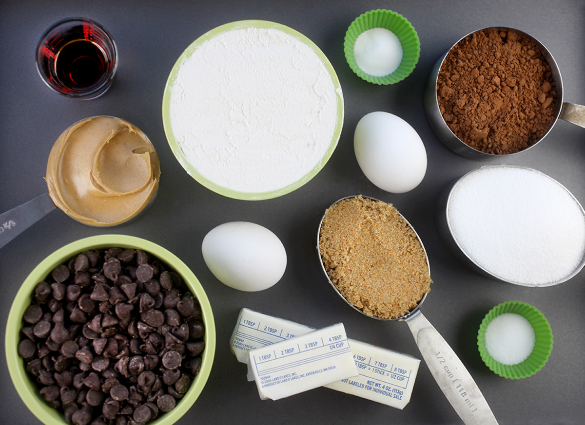 Chocolate Cookie Ingredients