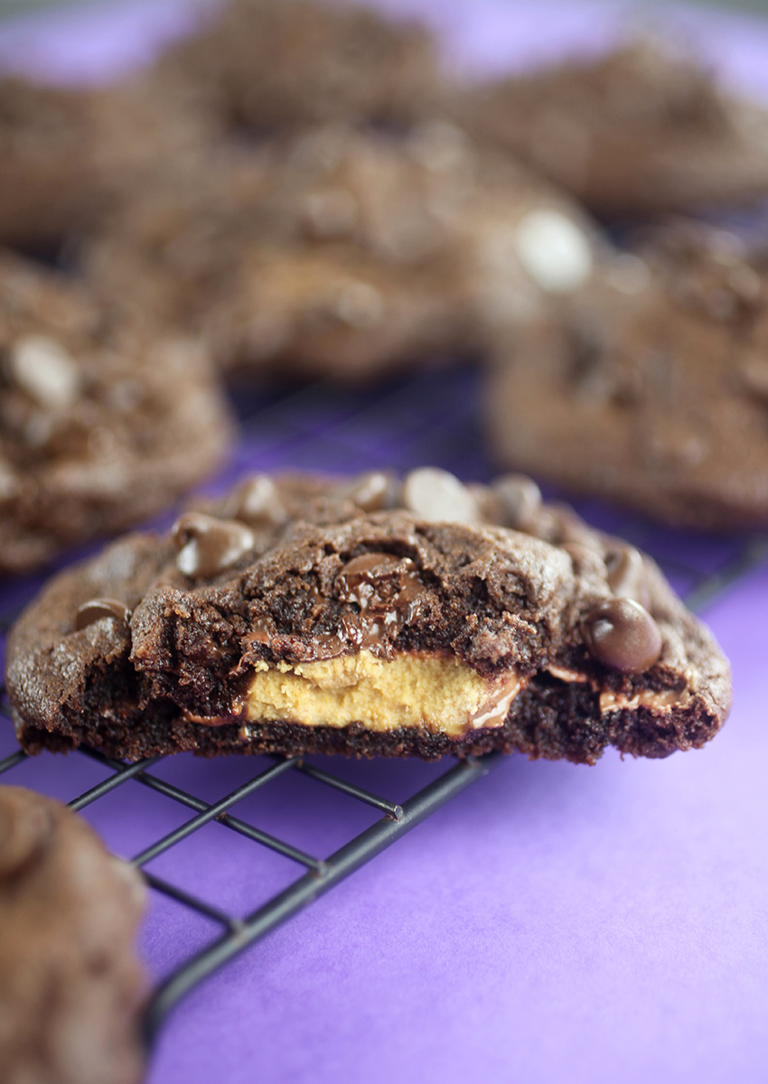 Reese's Stuffed Cookies