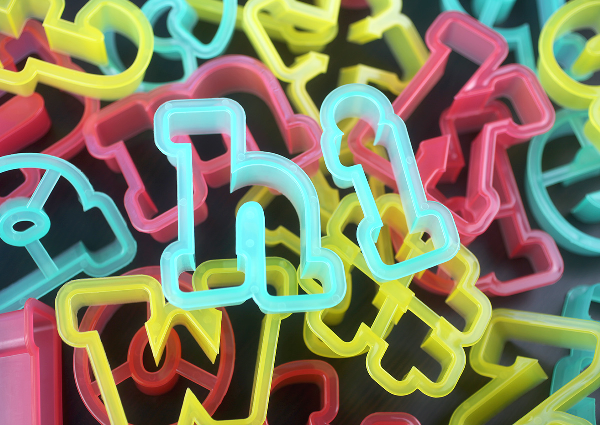 Lowercase Letter Cookie Cutters