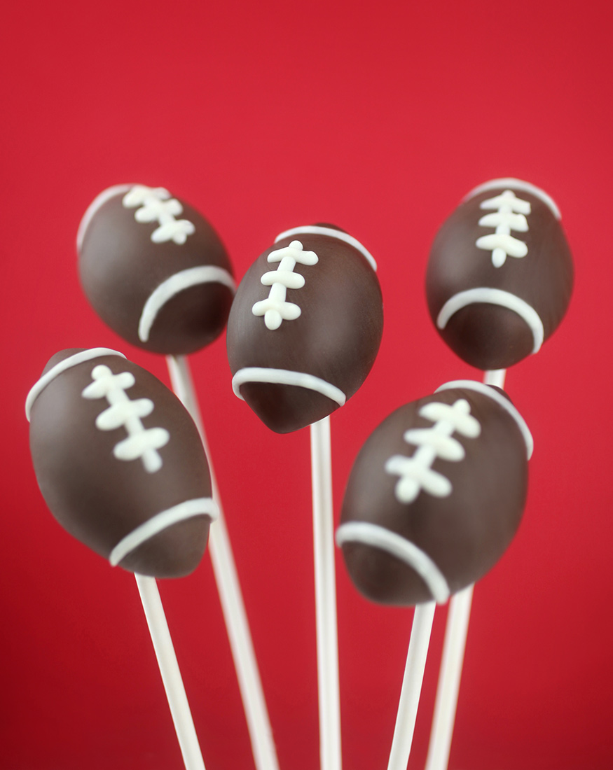 Football Cake Pops