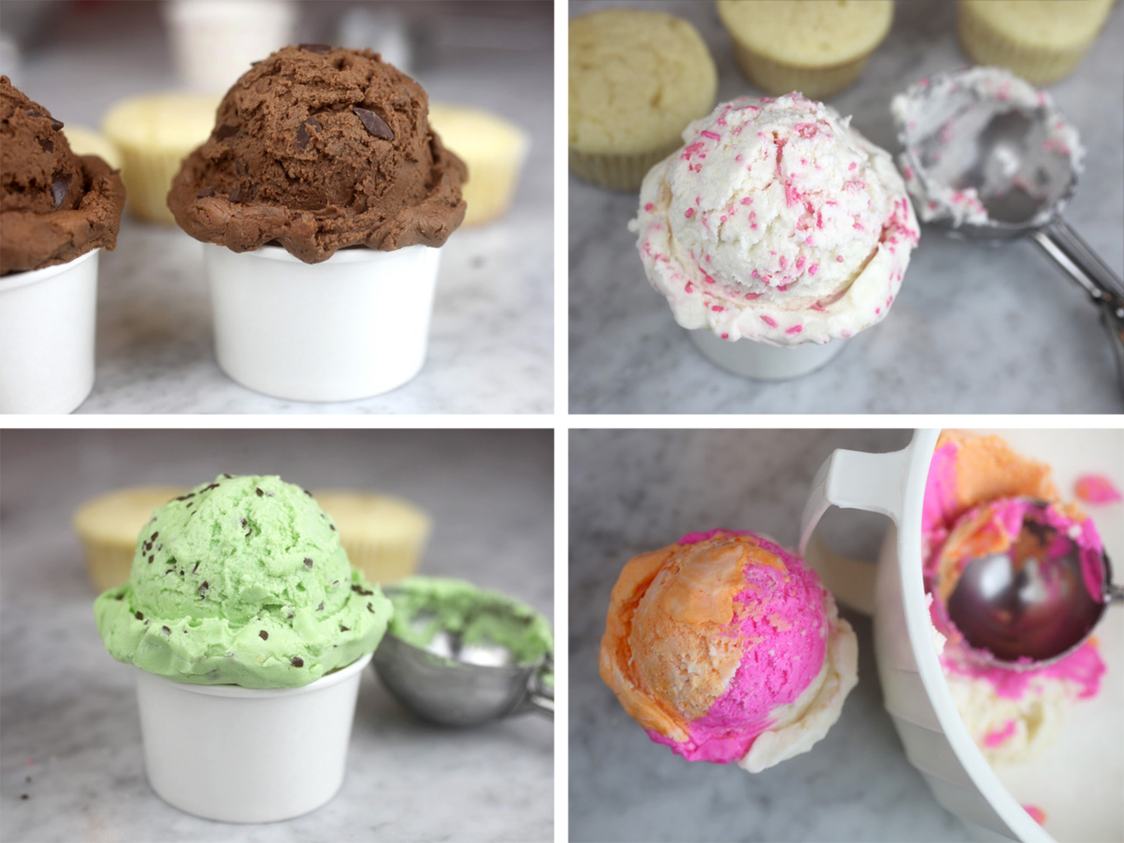 Punny Ice Cream Cupcakes - Bakerella