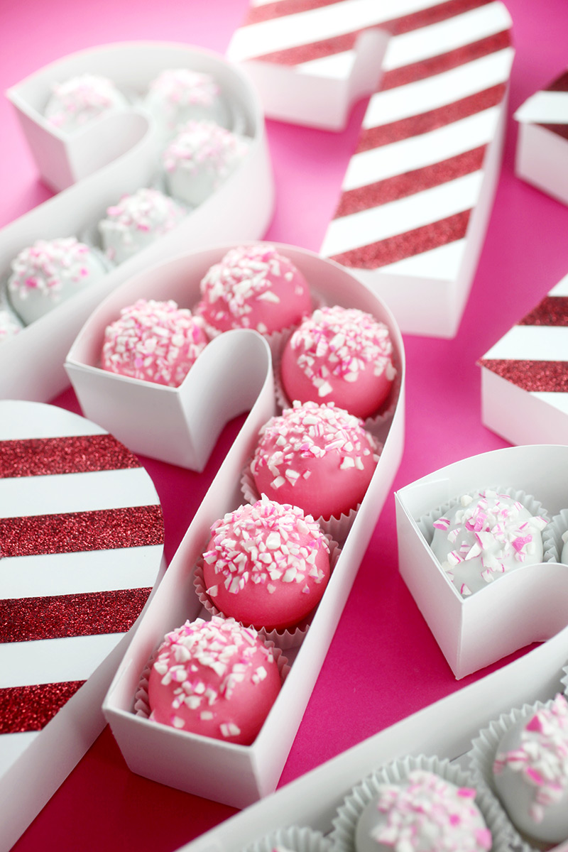 Candy Cane Treat Box