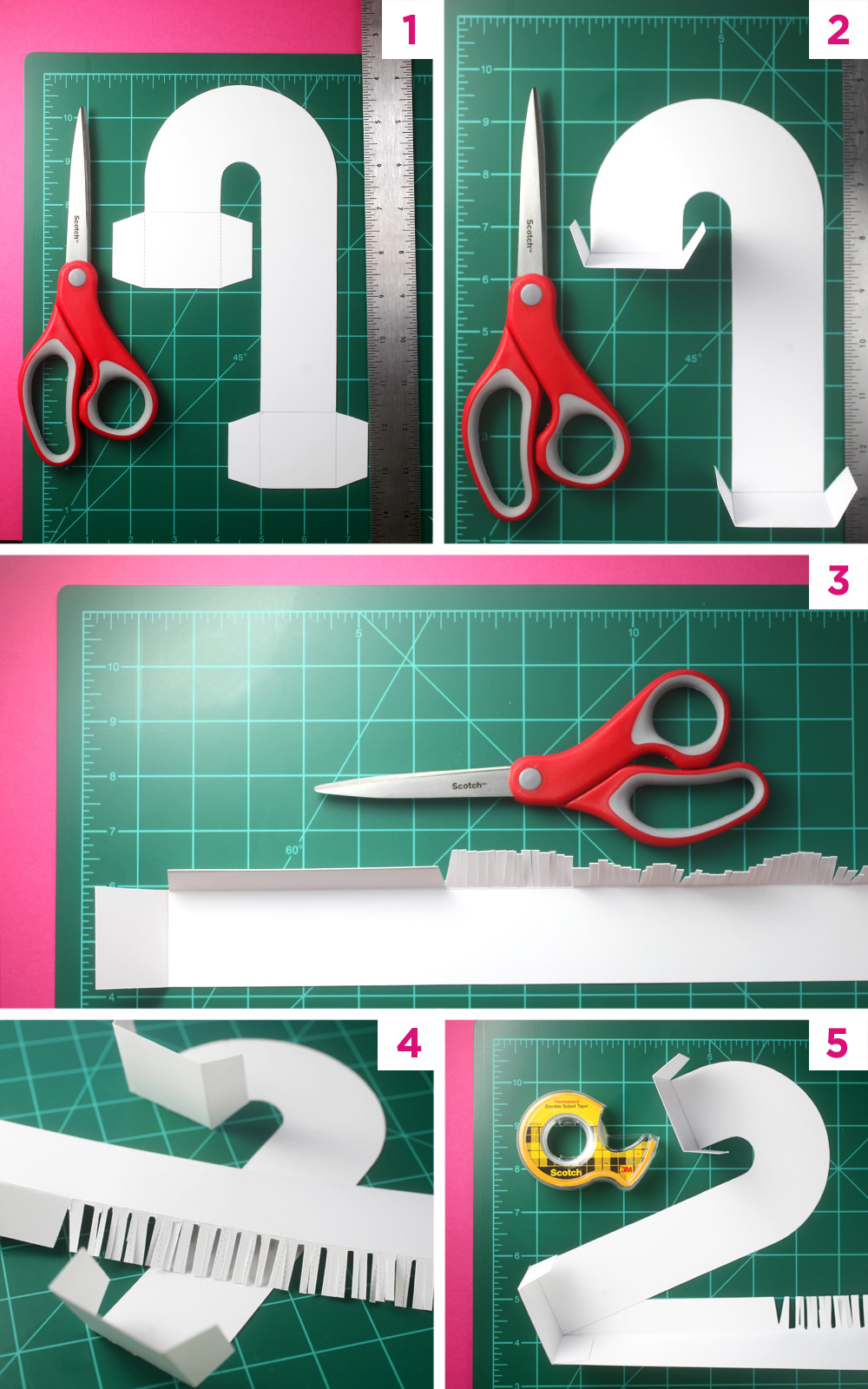 Candy Cane Steps 1