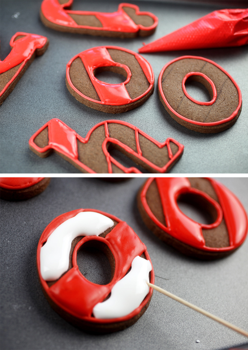 Making Candy Cane Cookies
