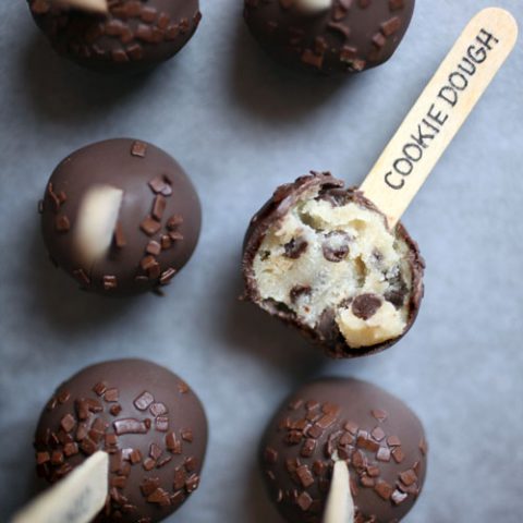 Chocolate Chip Cookie Dough Truffles