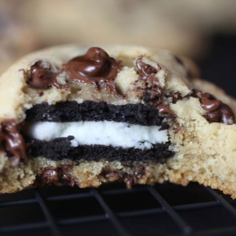 Picky Palate's Oreo-Stuffed Chocolate Chip Cookies