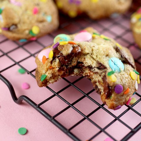 Chocolate Chip Confetti Cookies