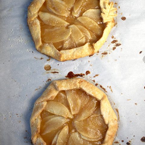 Butterscotch Apple Mini Galettes