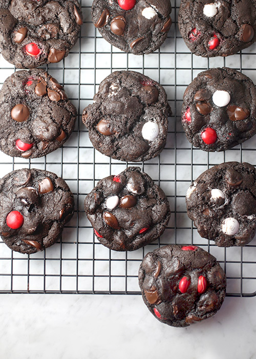 Mint Chocolate Cookies - Triple the Chocolate • Pint Sized Baker