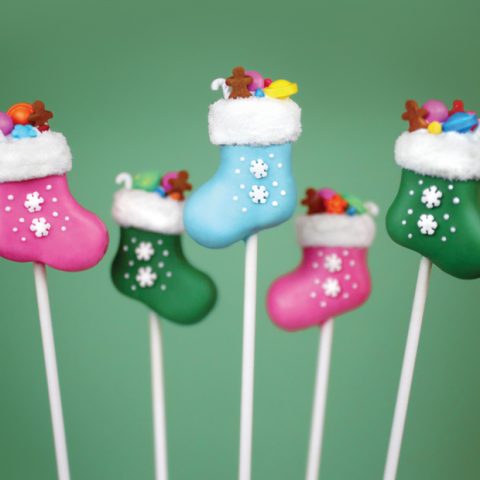 Stuffed Stocking Cake Pops