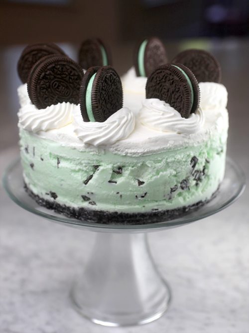 Easy Oreo Mint Chip Ice Cream Cake Bakerella