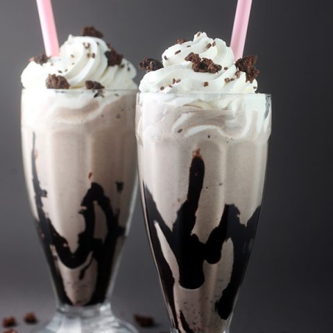 Brownie Mocha Milkshakes