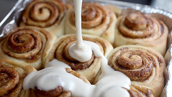 Sheet Pan Cinnamon Rolls - Lovely Little Kitchen