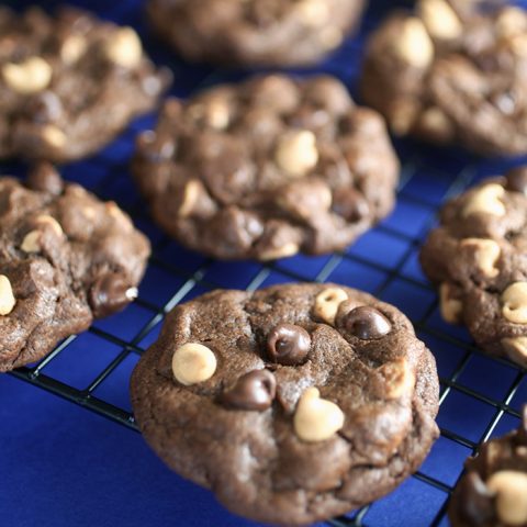 Chocolate and Peanut Butter Chip Cookies