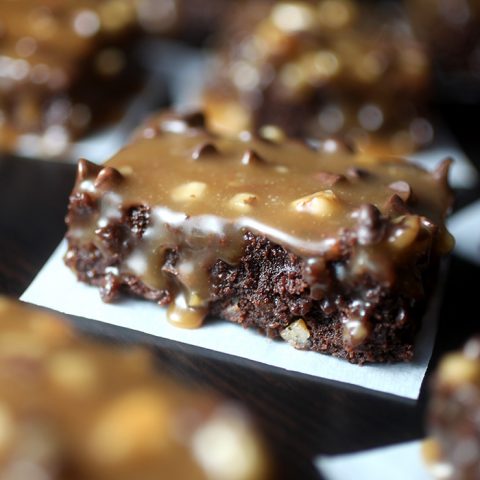 Caramel Crunch Brownies