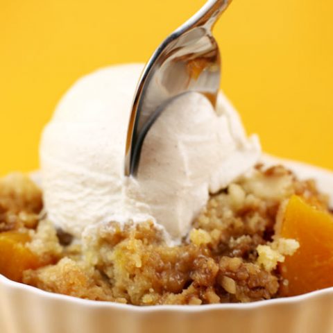 Peach Crunch Cake