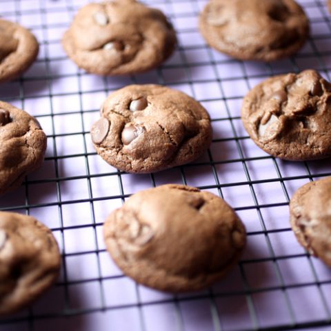 Dark Chocolate Chip Comfort Cookies