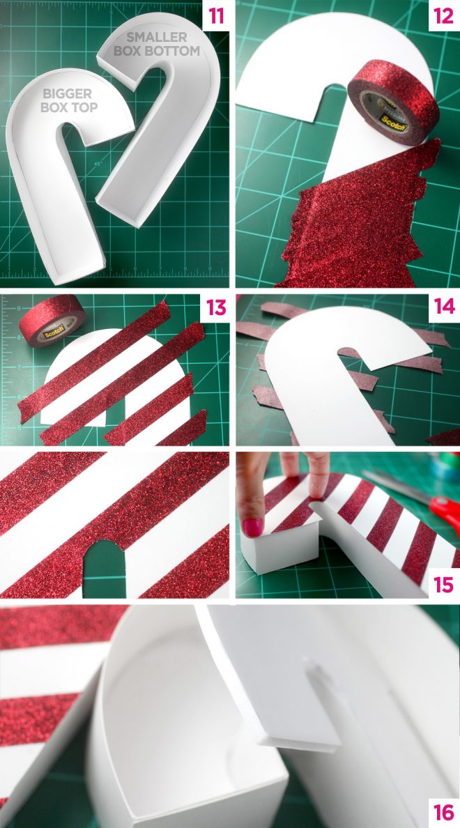 DIY Candy Cane Treat Box Bakerella