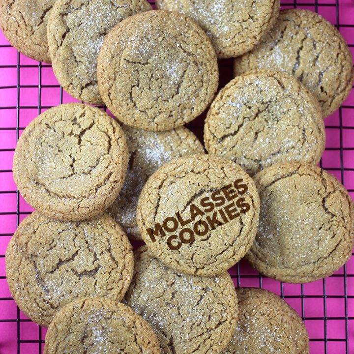 Merry Good Molasses Cookies