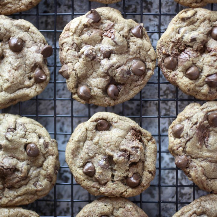 Nutella Chocolate Chip Cookies