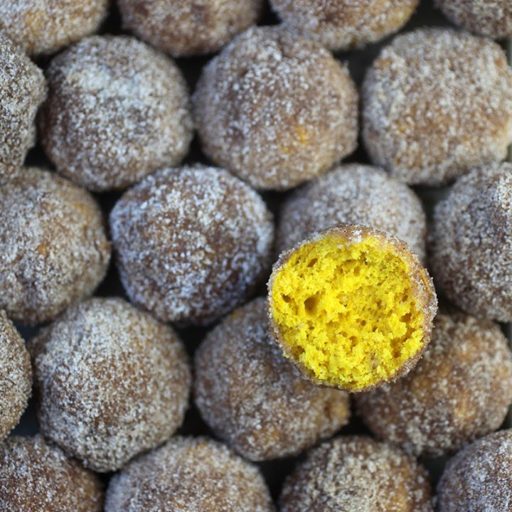 Pumpkin Donut Mini Muffins