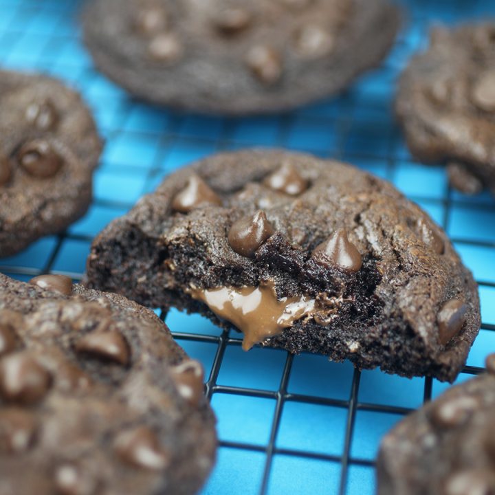 Double Chocolate Nutella Cookies