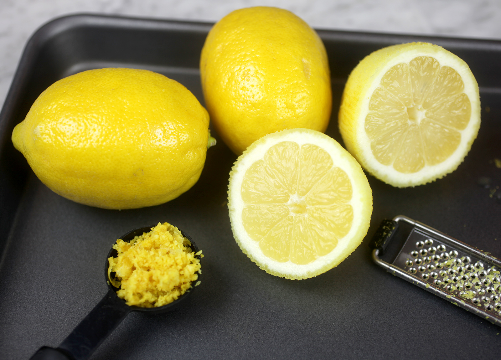 Lemons and zest