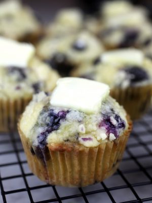 Warm Blueberry Muffins