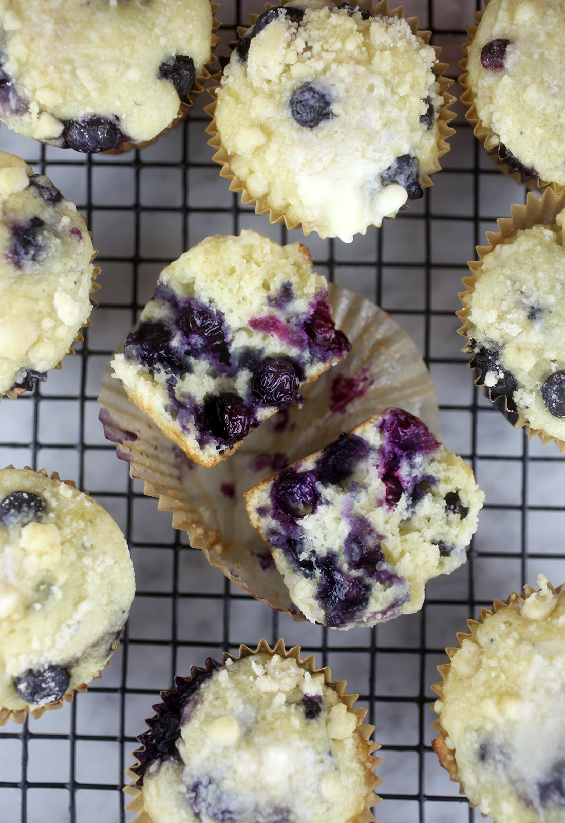 Bursting with Blueberries Muffins